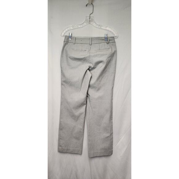 Talbots Newport Pants Straight Leg Striped Black/White Dress Pants Size 4P - Picture 2 of 8